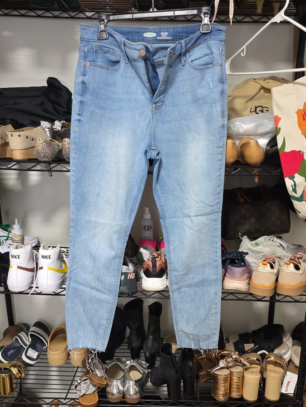 Old Navy Light Blue High-Rise Skinny Jeans